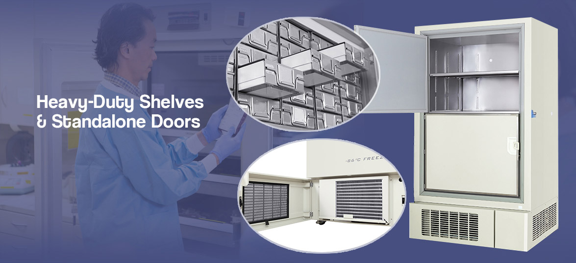 Thermal Insulating Door | NW-DWHL398S Deep Freezer For Laboratory Price